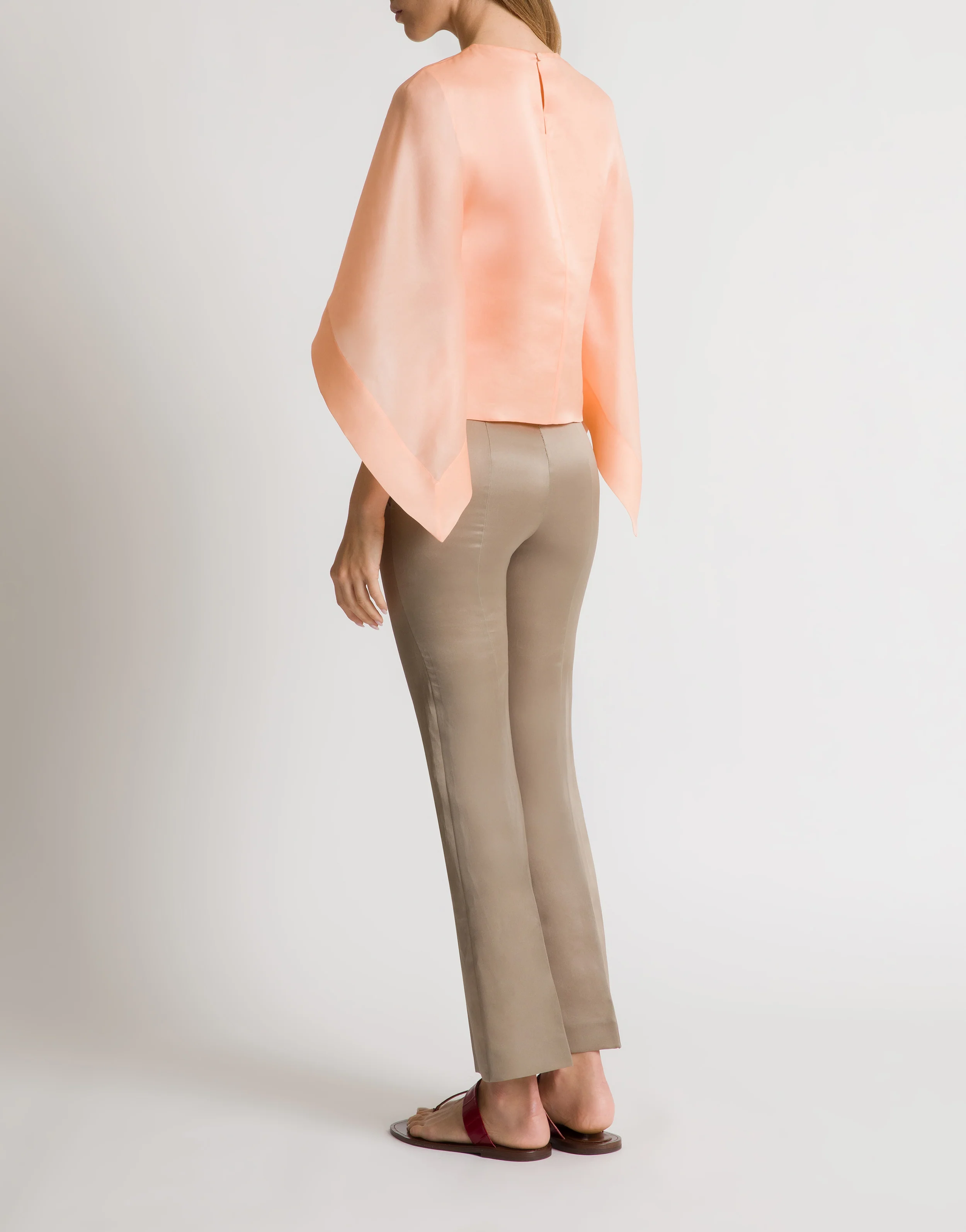 Pantaloni dritti in seta - Image 3