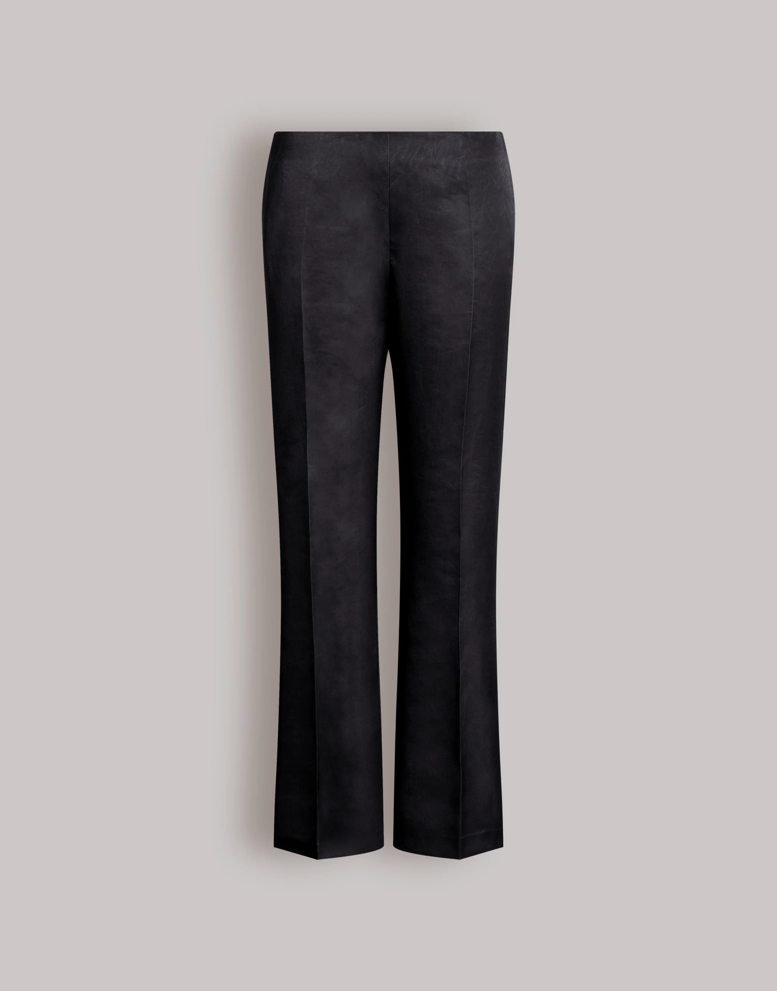 Pantaloni dritti in seta
