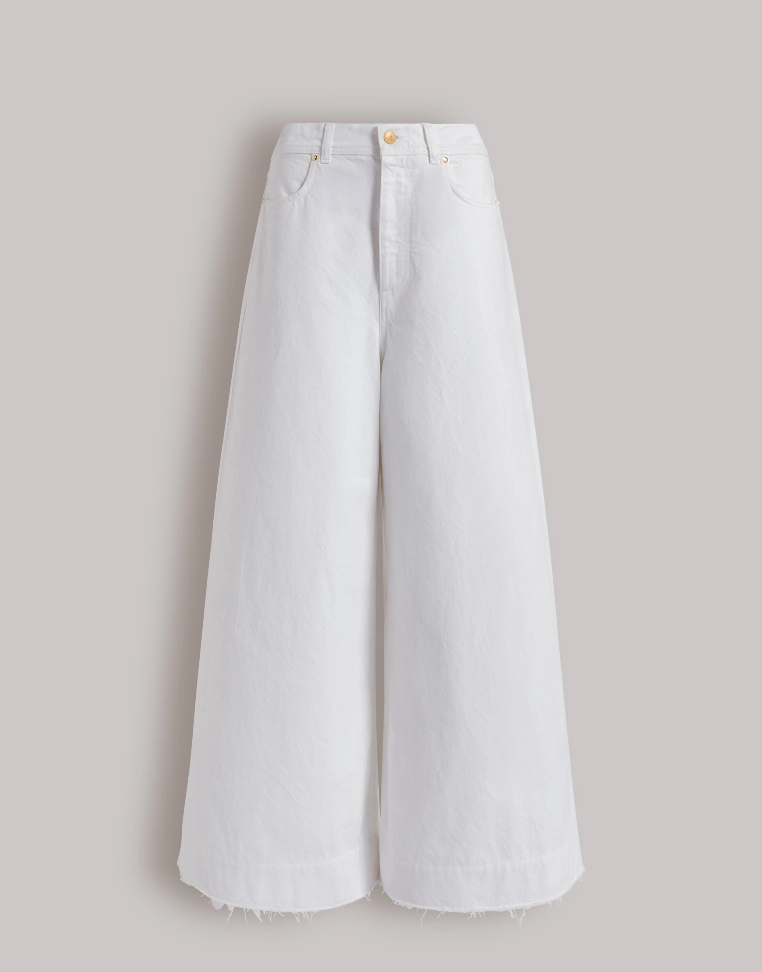 Pantaloni in denim a gamba larga - Image 4