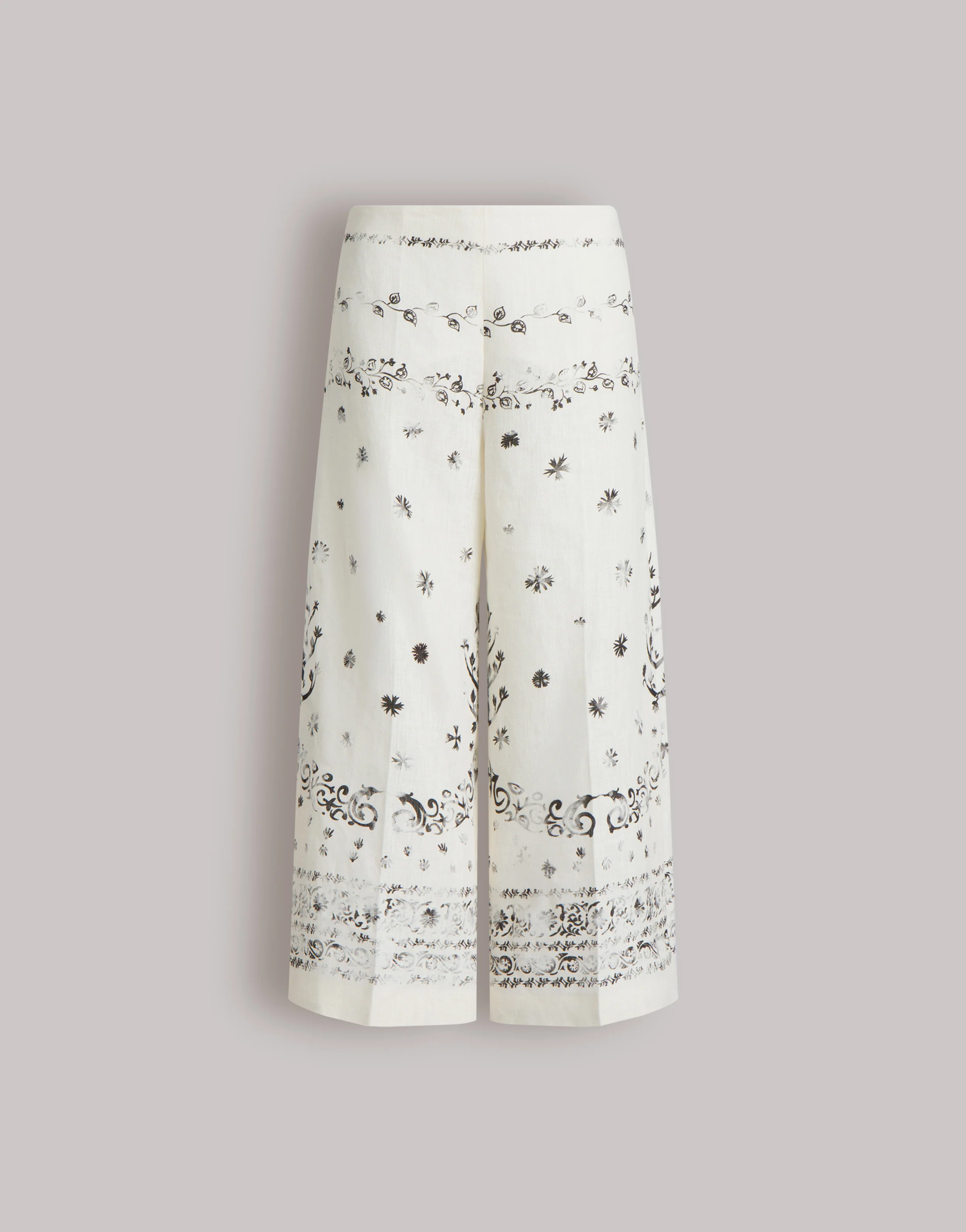 Pantaloni in lino stampato - Image 4