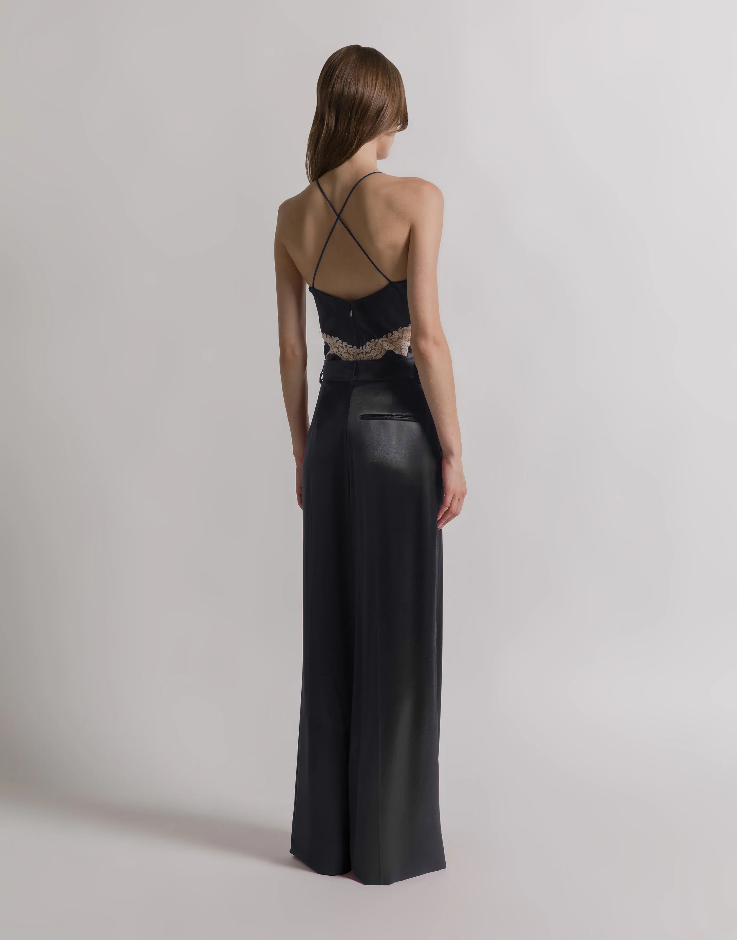 Pantaloni in raso lucido - Image 3