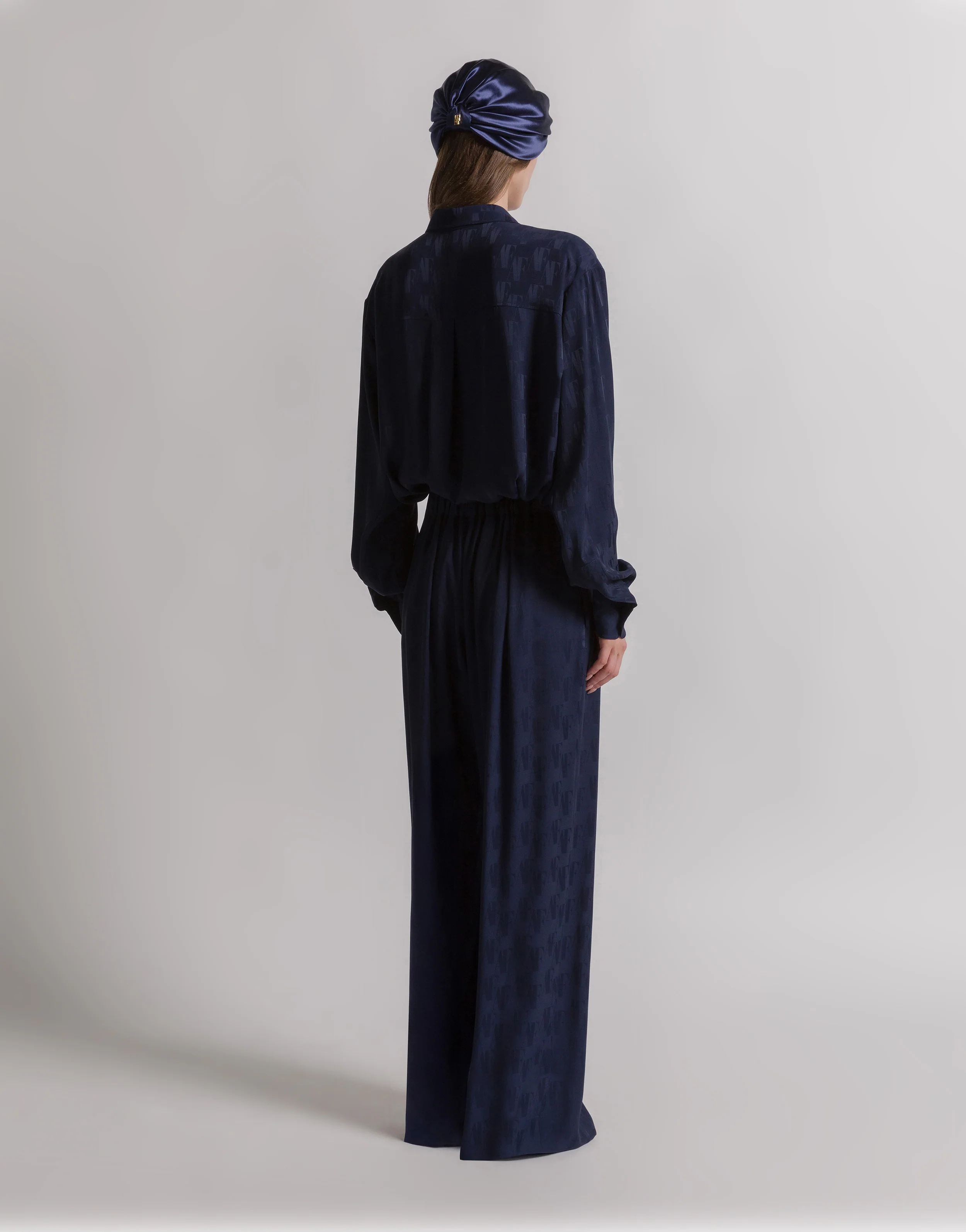 Pantaloni in seta Monogram AF - Image 3