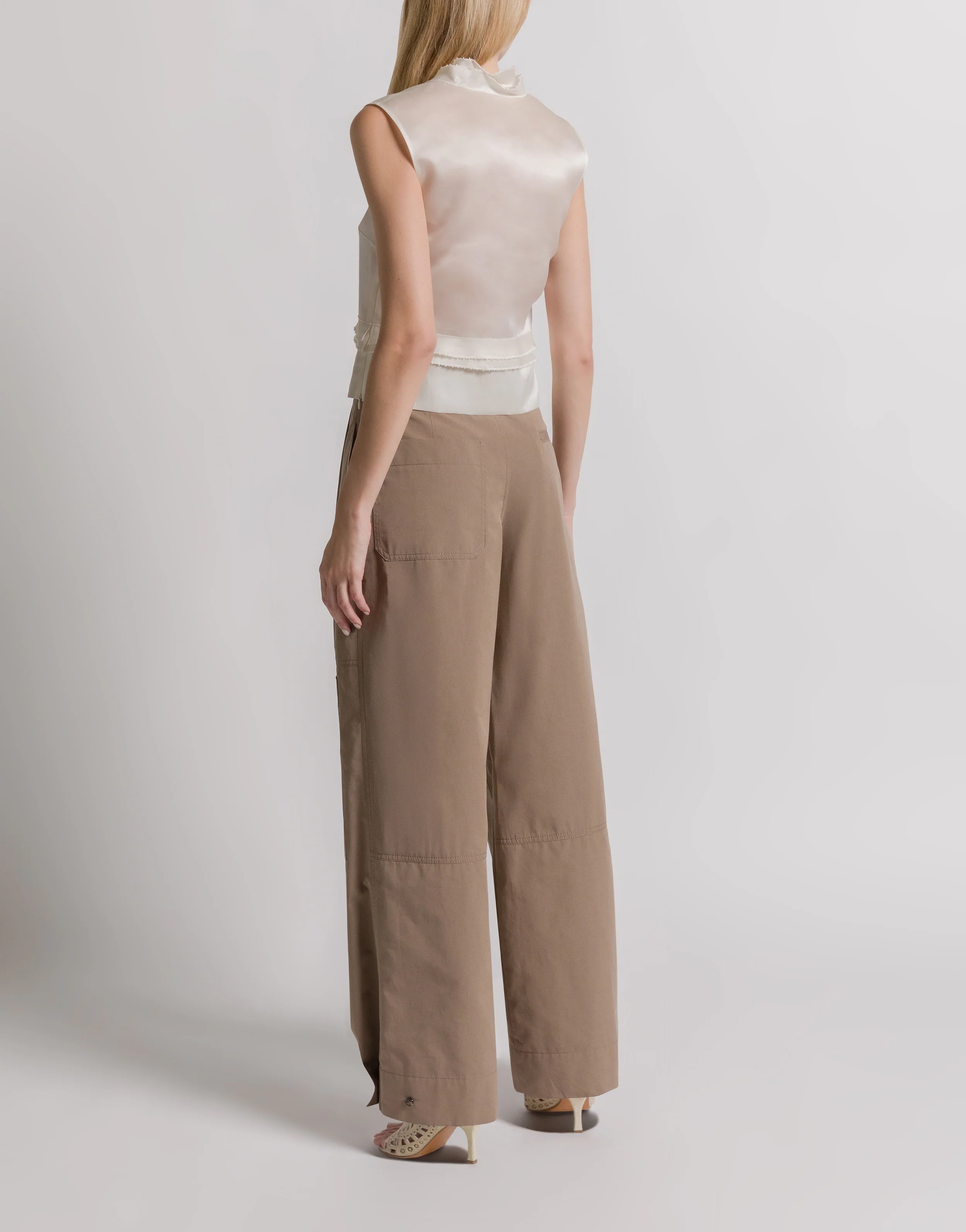 Pantaloni utility in cotone - Image 3