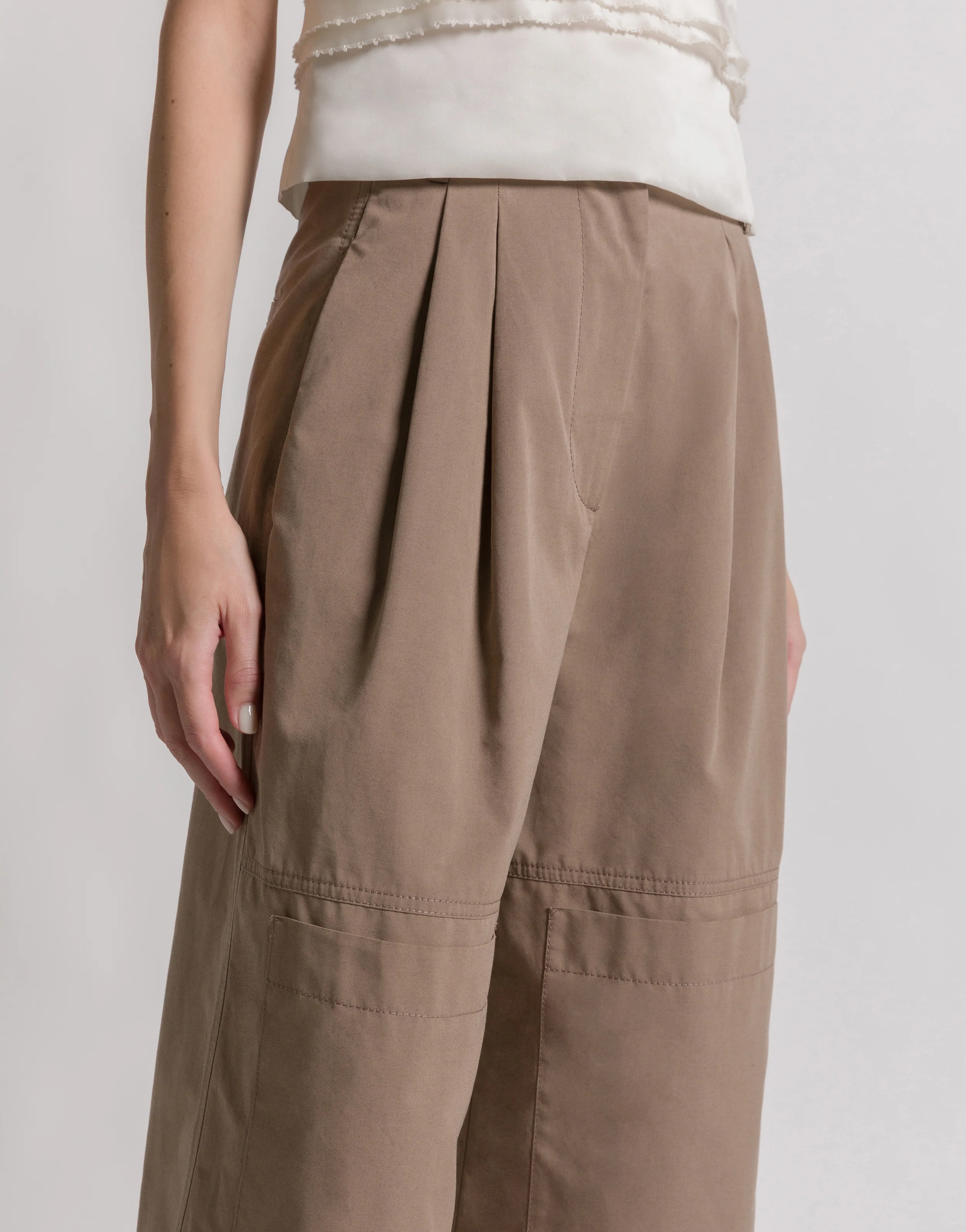 Pantaloni utility in cotone - Image 4