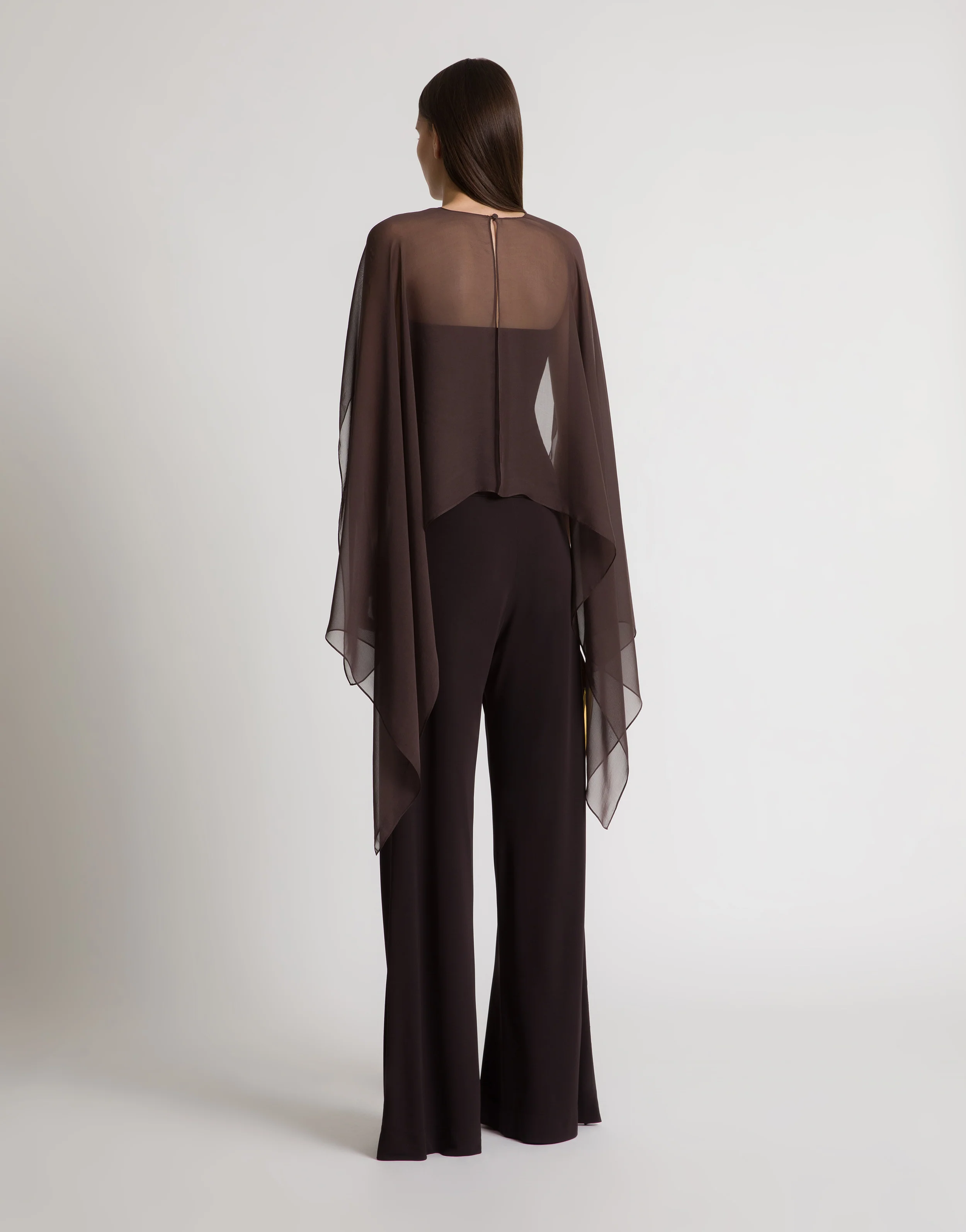 Top con maniche in chiffon - Image 3