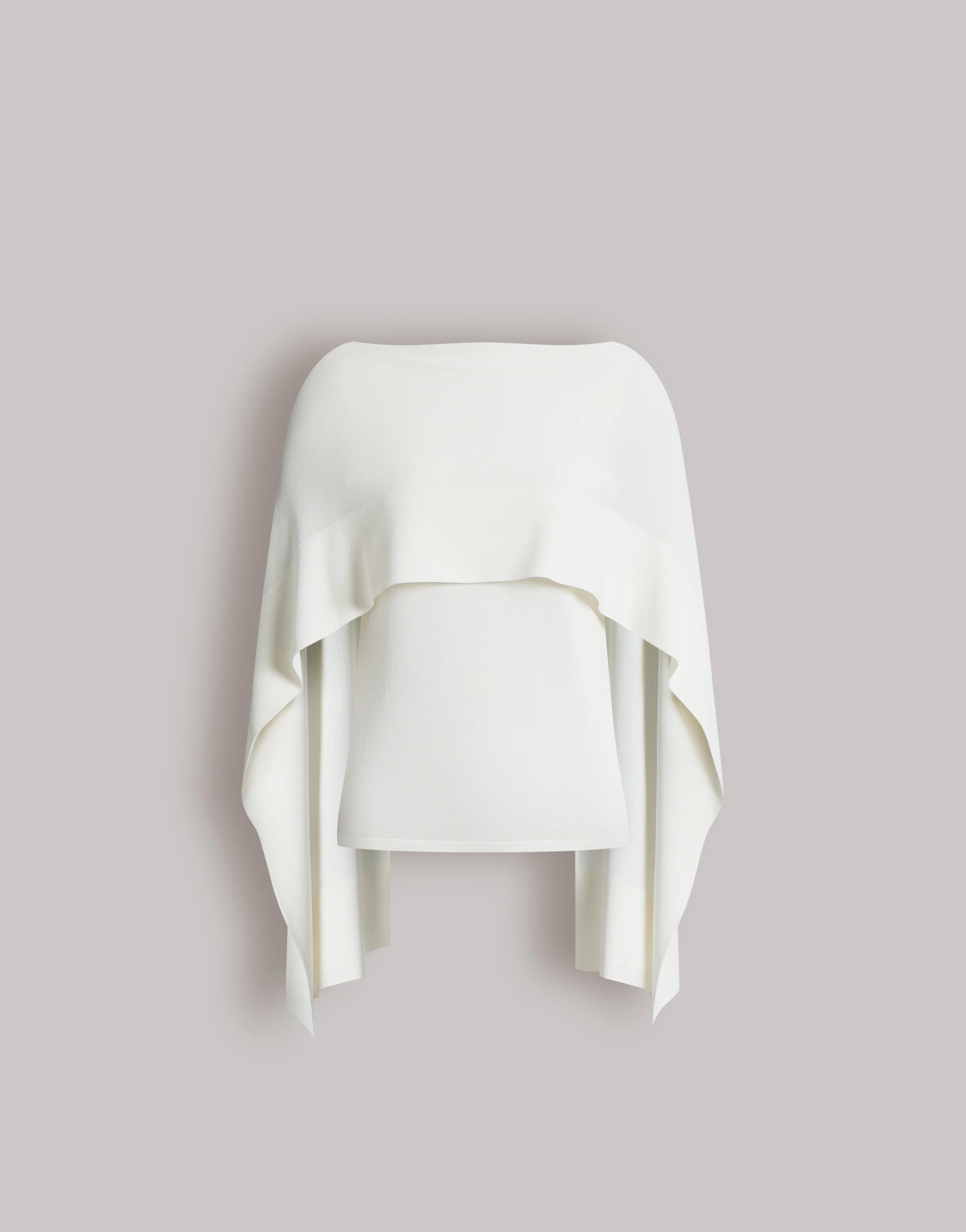 Top in maglia con maniche a mantellina - Image 4