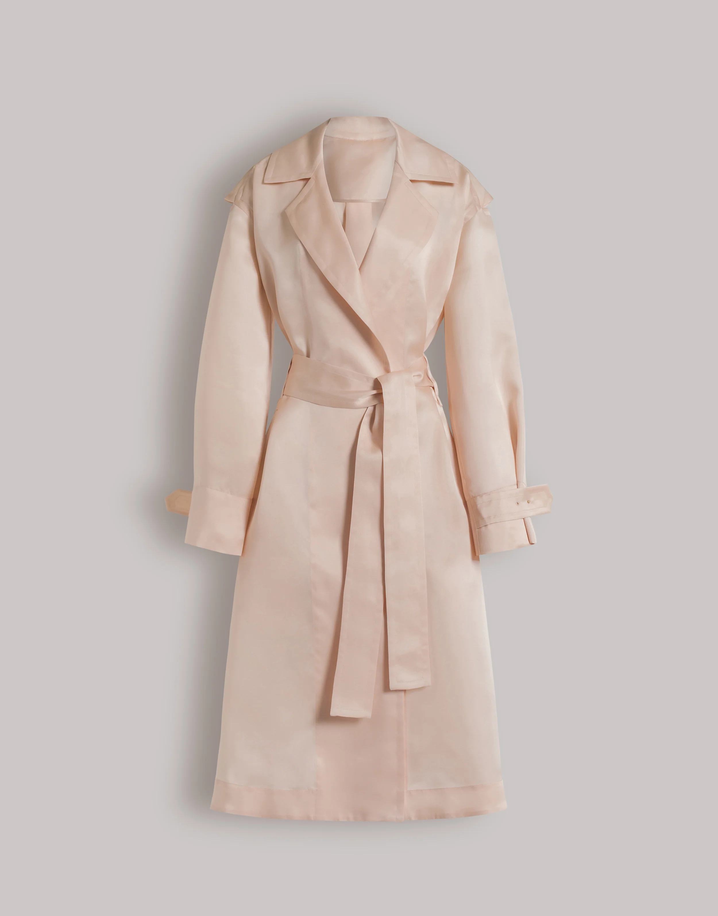 Trench in organza di seta tripla 